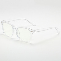 Montures de lunettes décontractées transparentes neuves à branches épaisses pour hommes et femmes