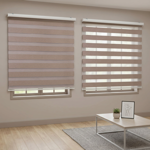 ผ้าม่านม้วนกันแสงแบบแบล็คเอาท์ลายม้าลาย ยี่ห้อ Xera Bio Glory ผลิตจากโพลีเอสเตอร์ 100% หนาพิเศษ ป้องกันแบคทีเรีย นำเข้าจากเกาหลี - Product Image 3