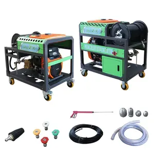 Custom 150 Bar Gasoline Diesel Oil Pipe Line High Pressure Cleaner Price