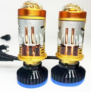 H4โปรเจคเตอร์ LED ดัดแปลงอัพเกรด85W 8500LM 6000K สามสี12V สำหรับ <span class=keywords><strong>Audi</strong></span> A7 A4สำหรับ Toyota Vitz 2006 - Product Image 1