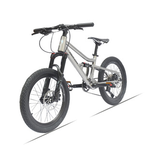 Vélo de montagne pour enfants Hulda 20 pouces en alliage d'aluminium, 10 vitesses, double suspension, tout-terrain - Product Image 2