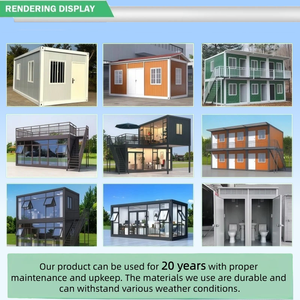Cheap 20ft Foldable Container House Fast Assembly Prefabricated Portable Office for Construction Housing Factory - Product Image 2