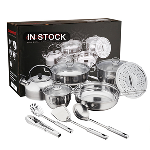 In Stock Stainless Steel 14 Piece