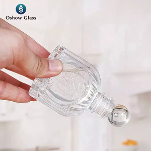 Bán buôn chai tinh dầu/nước hoa thủy tinh tròn cổ điển 50ml 100ml có nắp và hộp - Product Image 2