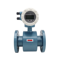 4-20mA Pulse Liquid 50Hz Electromagnetic Flow Meter DN50 2 Inch LCD Stainless Steel High Accuracy Water Fluid