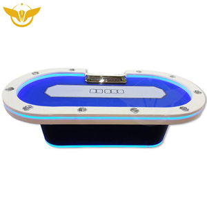 Table de <span class=keywords><strong>poker</strong></span> LED de haute qualité YH 102 pouces pour 10 joueurs, table de <span class=keywords><strong>poker</strong></span> professionnelle, casino, Texas Hold'Em - Product Image 1
