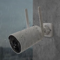 3MP CCTV Security HD Kit de cámara para exteriores Detección de movimiento a prueba de agua Sistema de cámara de 4 canales/