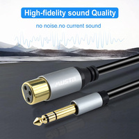 Câble femelle Xlr mâle à 3 broches 6.35mm haute qualité sonore câble Xlr professionnel câble Xlr équilibré pour Microphone