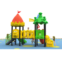 Aire de jeux extérieure pour maternelle, équipement de terrain de jeu extérieur, grande aire de jeux extérieure en plastique
