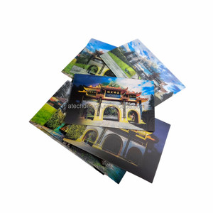 Tarjeta Postal Lenticular 3D Personalizada, Tarjeta de Felicitación de Plástico con Impresión Estereoscópica para Regalo Turístico - Product Image 1