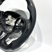 Maßgefertigte Produkte Echtes Carbon-Faser Hochglanz-Schwarzes Auto-Lenkrad für Dodge Challenger Charger Hellcat SRT JEEP Chrysler