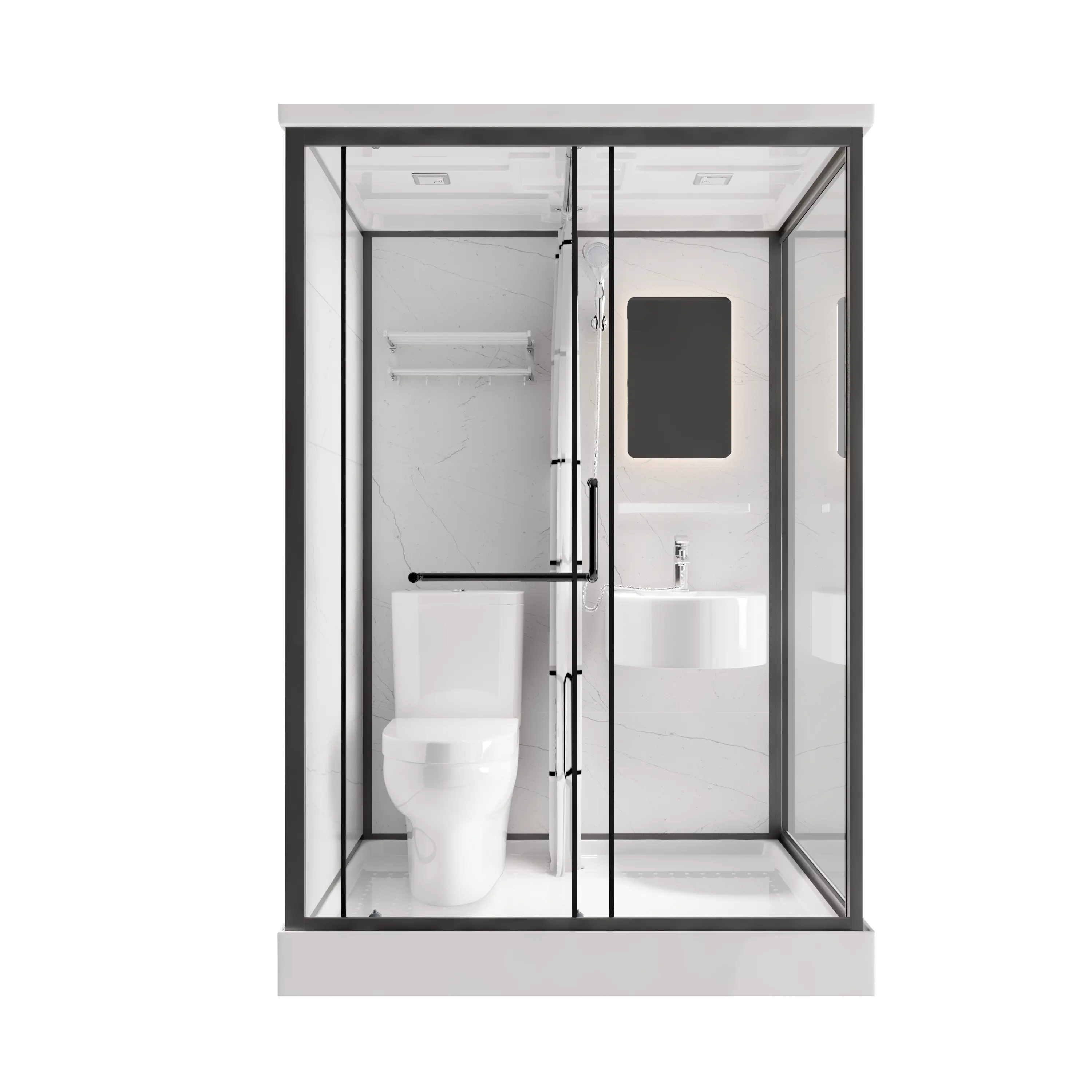 badezimmer fertigbau modular, vorgefertigtes hotel-badezimmer, integrierte dusche badezimmer
