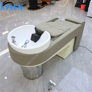 Kisen Back Wash Shampoo Chair Back Wash Unit Hair Wash Equipment Salon Spa <b>Led</b> Light Style for Barbershop Hotel - Product Image 6