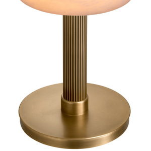 Modern Minimalist <b>Table</b> <b>Lamp</b> E27 LED 220V Brass <b>Base</b> Marble Shade Decorative Lighting for Living Room Office - Product Image 3