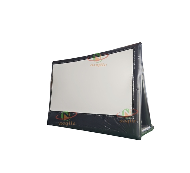 Family Party Outdoor Portable Rental Front Rear Projector Cinema Projection Drive-In Theater Inflatable Movie Screen CE/TUV