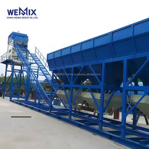 MHZS90 Centrale à béton sans fondation Centrale à béton sans fondation Alimentation par courroie sans fondation Usine à béton prête à l'emploi - Product Image 1