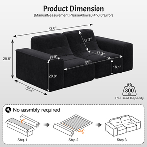 New Product Modular Sectional <b>Sofa</b> Set Removable Deep Seat Modern DIY Sparkling Chenille <b>Sofa</b> for Living Room Apartment <b>Office</b> - Product Image 5