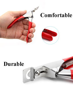 プロのマニキュアステンレス鋼レインボーネイルアートツールU字型ネイルエクステンションアクリル偽ネイルエッジカッタークリッパー - Product Image 2