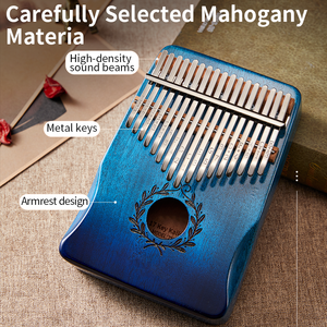 คาลิมบา 21 คีย์ ยี่ห้อ OEM ขายส่ง - ของขวัญไม้ปรับแต่งได้สำหรับเทศกาล  โรงงานผลิตโดยตรง - Product Image 5
