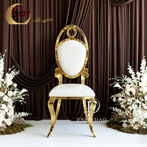 Dubai Wedding Furniture Stainless Steel Contemporary Wedding Dining Chairs - Product Image 1