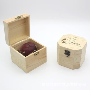 Cajas de regalo navideñas transfronterizas, cajas de regalo de manzanas para Nochebuena, cajas de madera para manzanas de la paz, regalos creativos para - Product Image 1