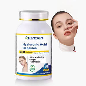 תוסף תזונה קוסמטי של Ausreson עם חומצה היאלורונית וויטמין <span class=keywords><strong>C</strong></span> 1200 מ\\\"ג לטיפוח העור, קפסולות קולגן ימי וחומצה היאלורונית - Product Image 1