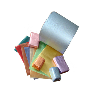 Printed and colorful aluminum foil chocolate candy wrapping <b>paper</b> - Product Image 1