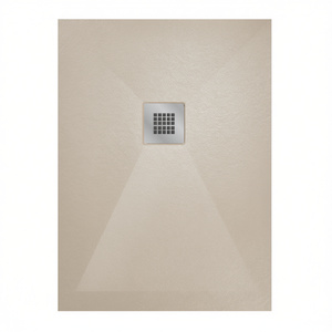 Plato de Ducha Rectangular Bliss Line 80 x 100 cm Beige 1015 - Product Image 3