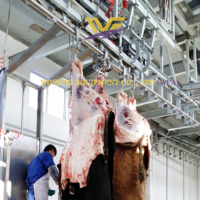 Équipement d'abattage de bétail pour abattoir, ligne de rail de guidage pour l'abattage, à vendre
