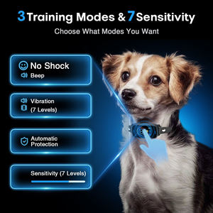 디지털 디스플레이가있는 새로운 업그레이드 된 컬러 스크린 수피 제어 방지 개 수피 칼라 없음 - Product Image 5