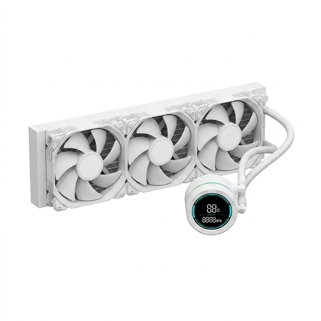 Customized ARGB Infinity Liquid Aluminum Heatsink CPU Cooler with Fluid Bearing Low MOQ for Gaming Computer Case