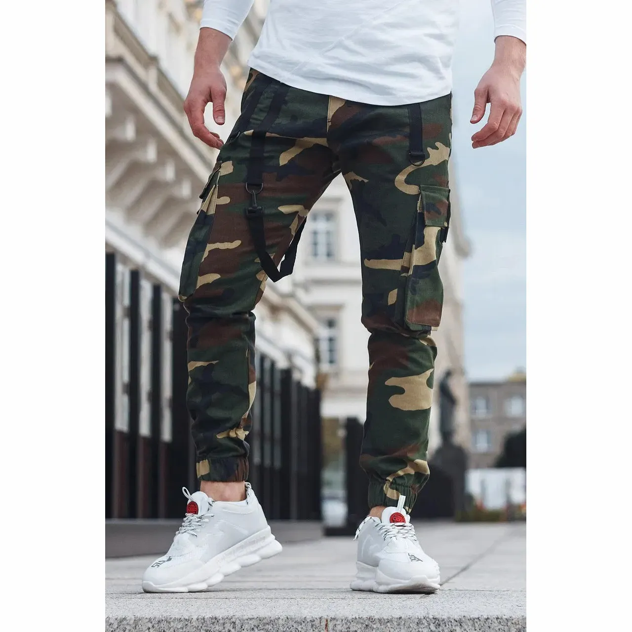 Custom Men's Workout Camouflage trousers, Athletic Running Jogger Track Pants Casual cargo pants with Pockets