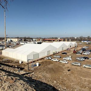 Campi minerari e forniture per giacimenti petroliferi a dispiegamento rapido rifugio temporaneo per deposito prefabbricato tenda da magazzino - Product Image 5