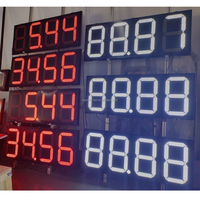 Letrero de Precio de Gasolinera LED, Cartel Publicitario Digital, Letrero de Precio de Gasolina Digital Programable y Pantalla LED