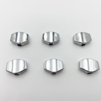 Plastic Small Square Guitar Tuning Peg Knob Handles Replacement Buttons With Screws and Washers Guitar Accessories