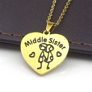 व्यक्तिगत तेल तामचीनी कस्टम हार लटकन लोगो उत्कीर्ण स्टेनलेस स्टील लटकन हार फैशन गहने हार - Product Image 3