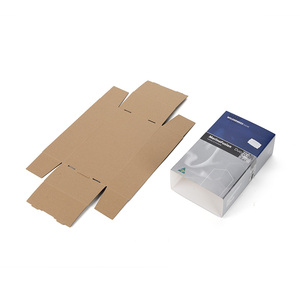 กล่องกระดาษลูกฟูกแบบลิ้นชักสำหรับบรรจุภัณฑ์เสื้อผ้า พร้อมสติกเกอร์ตกแต่ง ผลิตภัณฑ์ยอดนิยมสำหรับการพิมพ์เฟล็กโซกราฟี - Product Image 3