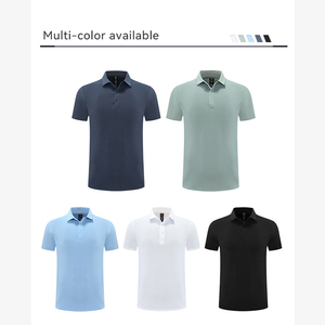 2025 hombres de secado rápido de verano para <span class=keywords><strong>Polo</strong></span> nueva camiseta de manga corta sólido Anti-Pilling entrenamiento deportivo Fitness grupo de ropa de trabajo - Product Image 5