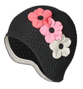 Gorros <span class=keywords><strong>de</strong></span> Natación <span class=keywords><strong>de</strong></span> Silicona Hechos a Mano con Pétalos <span class=keywords><strong>de</strong></span> Flores Vintage y Logotipo Personalizado, <span class=keywords><strong>Gorro</strong></span> <span class=keywords><strong>de</strong></span> <span class=keywords><strong>Goma</strong></span> <span class=keywords><strong>de</strong></span> Burbujas, <span class=keywords><strong>Gorro</strong></span> <span class=keywords><strong>de</strong></span> Baño Floral <span class=keywords><strong>de</strong></span> Burbujas - Product Image 2