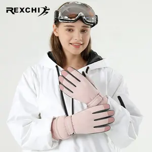 REXCHI-botas y guantes de secado para ciclismo, calzado deportivo de terciopelo a prueba de viento, para senderismo, esquí, para invierno, SK20