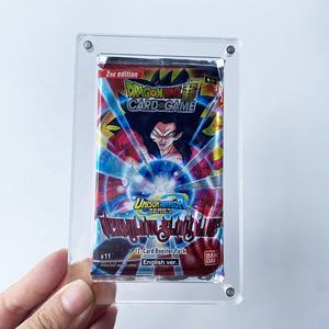 Acrilico trasparente 4 Slot collection TCG <span class=keywords><strong>nba</strong></span> pokemon baseball sport espositore per carte collezionabili - Product Image 4