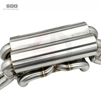 Silencieux d'échappement SDO Performance pour Ferrari F430 4.3L 2005-2009 en acier inoxydable Catback avec commande de soupape à vide
