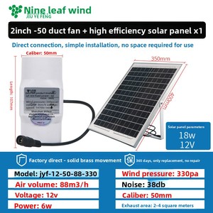 Kit Ventilatore Solare per <span class=keywords><strong>Tubi</strong></span> <span class=keywords><strong>di</strong></span> <span class=keywords><strong>Scarico</strong></span>, Senza Presa Elettrica, Montaggio su Tubo, Ventilazione Off-Grid per Serra, Soffitta, Capanno, Uso Agricolo, Garanzia 12 Mesi - Product Image 6