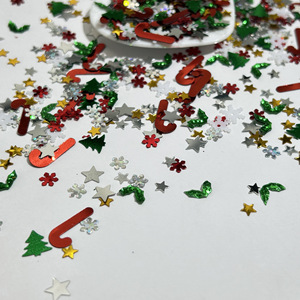 Matériaux <span class=keywords><strong>de</strong></span> décoration artisanale <span class=keywords><strong>de</strong></span> Noël, paillettes d'étoiles <span class=keywords><strong>de</strong></span> flocon <span class=keywords><strong>de</strong></span> neige <span class=keywords><strong>de</strong></span> Noël, matériaux auxiliaires et charges d'artisanat <span class=keywords><strong>de</strong></span> jouet <span class=keywords><strong>de</strong></span> bricolage - Product Image 5