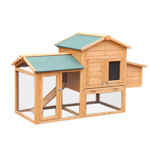 Gallinero de Madera para Interior y Exterior, Jaula para 2-4 Gallinas, Impermeable, con Caja para Huevos, para Jardín o Patio Trasero - Product Image 1