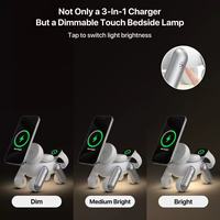 Nouveau chargeur sans fil magnétique 3-en-1 pour robot chien de bureau CrossBorder, pour le commerce, la vente au détail, la vente en gros et les cadeaux