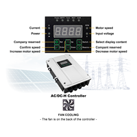 Pompe à eau solaire submersible hybride AC/DC WINSOLAR 0,75 kW Débit max 4,5 m³/h Hauteur de refoulement max 90 m