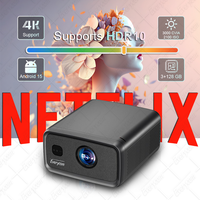 Projecteur LCD Haute Luminosité 3200 Lumens 1080P 4K CubeLite Ultra Courte Focale Projecteur Vidéo