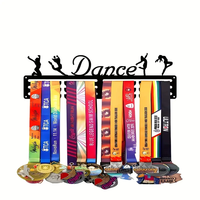 Support de rangement pour médailles de sport en métal avec logo découpé au laser personnalisé Solution de rangement pour porte-médailles de gymnastique et de course à pied