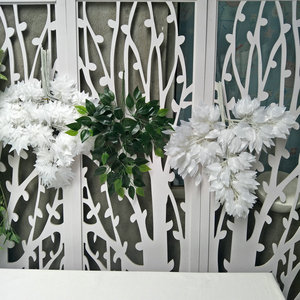 Flores artificiales Queyiyi, hojas de arce y baniano de 30 cm a 100 cm, plantas decorativas para interiores y exteriores, accesorios para fotografía en el hogar. - Product Image 1